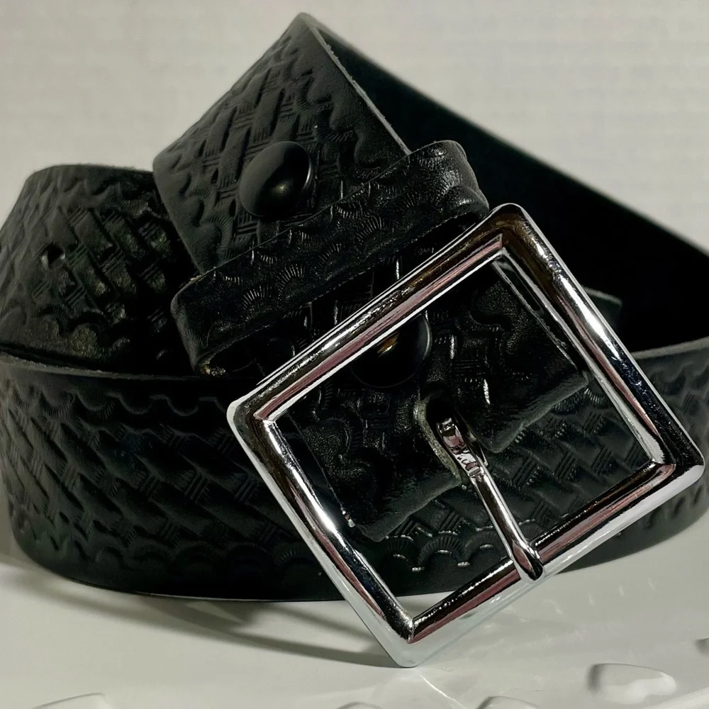 Boston Leather Men’s Belt L-47